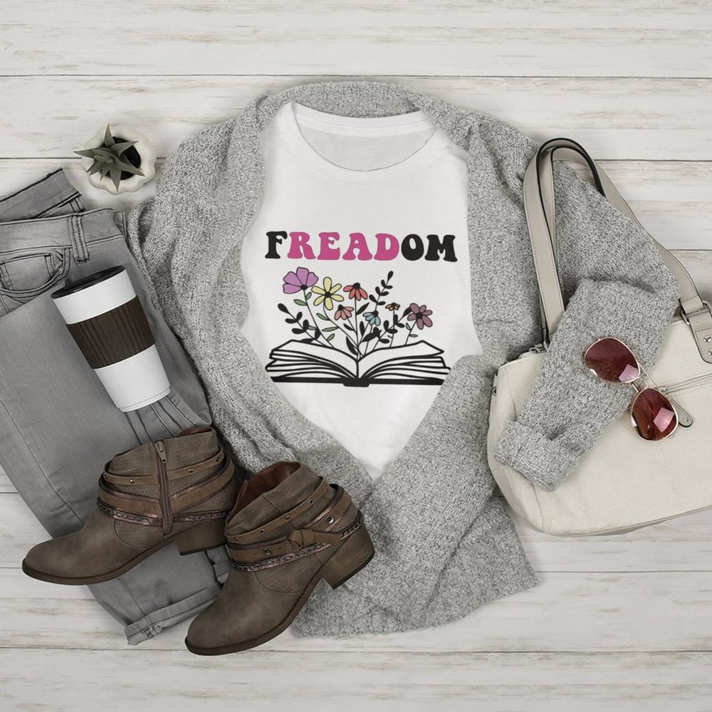 Freadom Literary Book Lovers Shirt - Picture 3 of 5